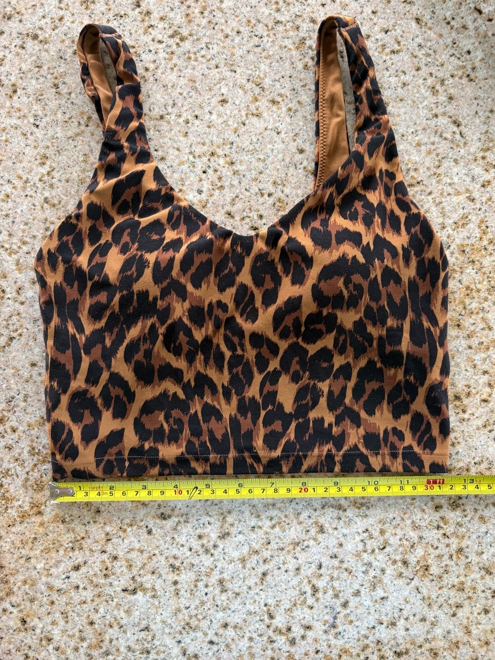 Aerie offline matching Leopard Print Sports Bra and Leggings Set - Brown & Black - Picture 3 of 9